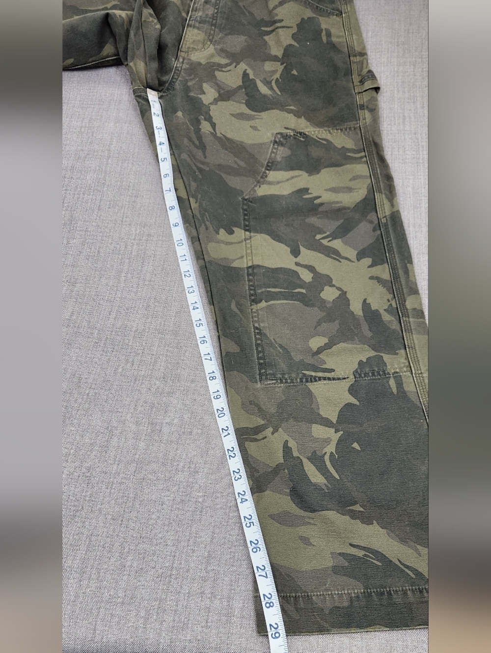 RVCA Camo Double Knee Carpenter Style 100% Cotton Pants. 32 × 29 - Picture 8 of 12